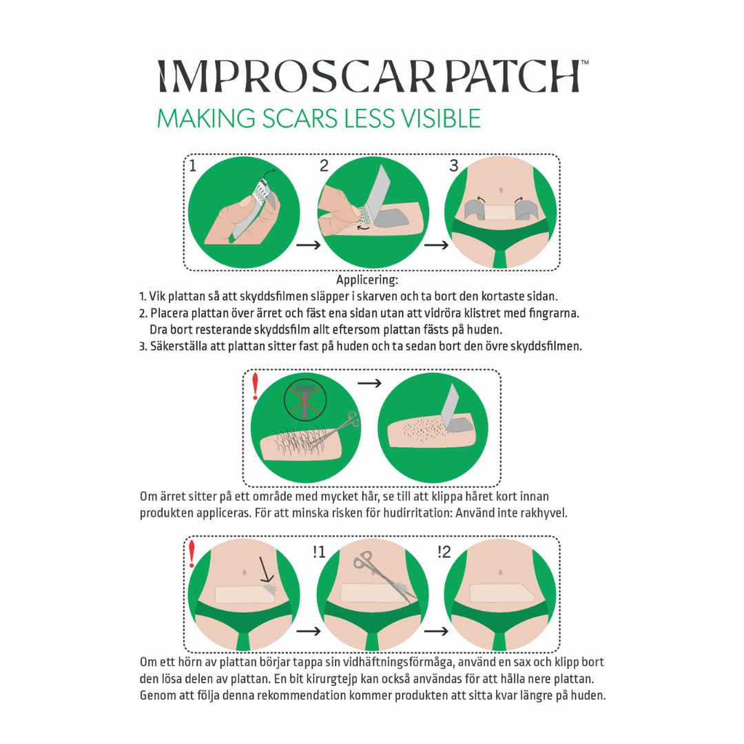 Improscar Patch – Rektangel - Bild 3