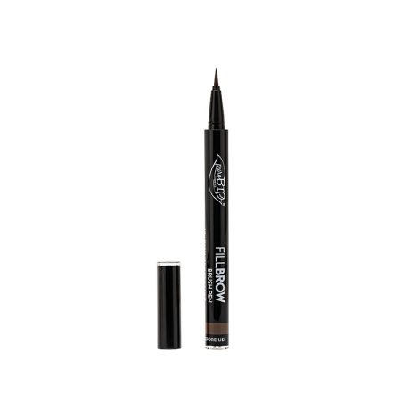 PuroBio Brow Brush Pen Dark Brown