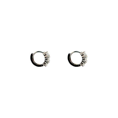 Pipol Carissa Chrystal Earring Silvery Clear