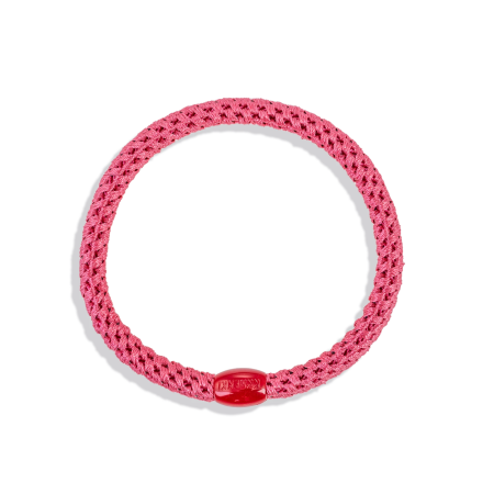 Kknekki Hårsnodd Mörk Rosa